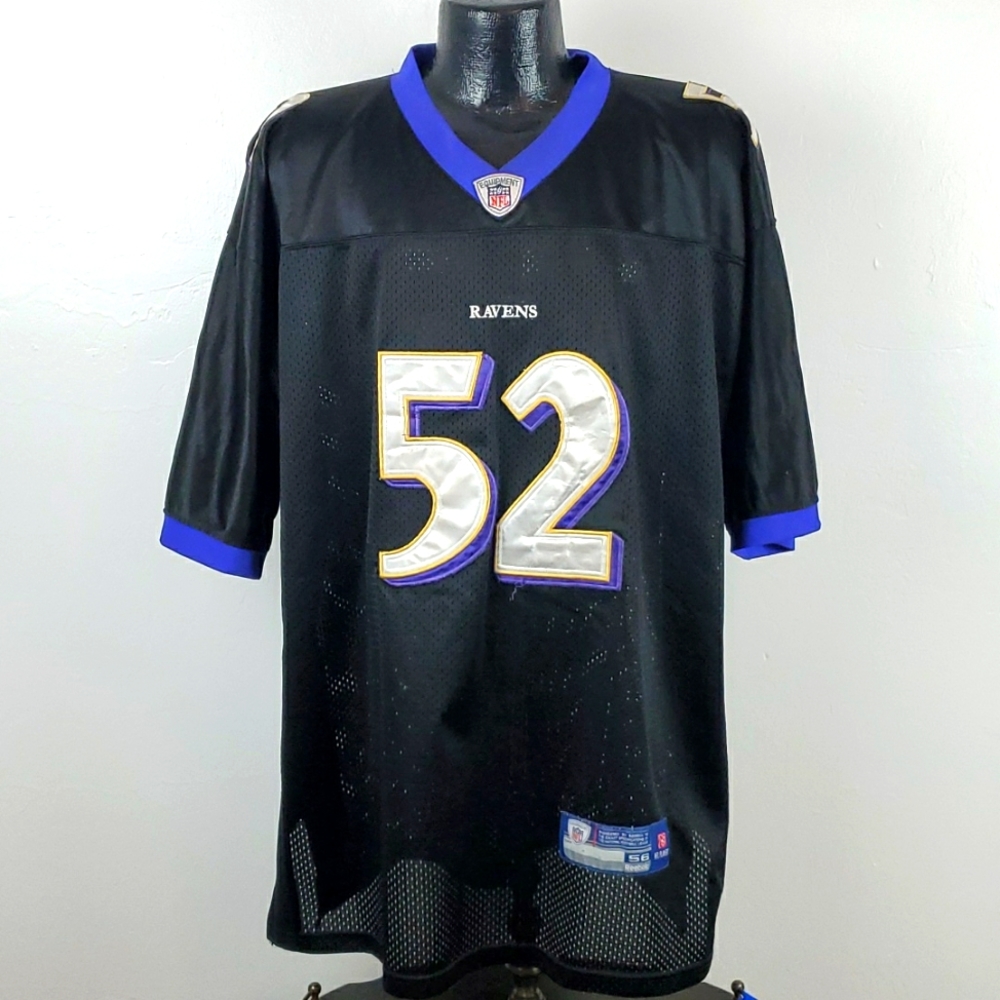 Reebok NFL Baltimore Ravens Legend Ray Lewis men Stitched Jersey Men Size 56
